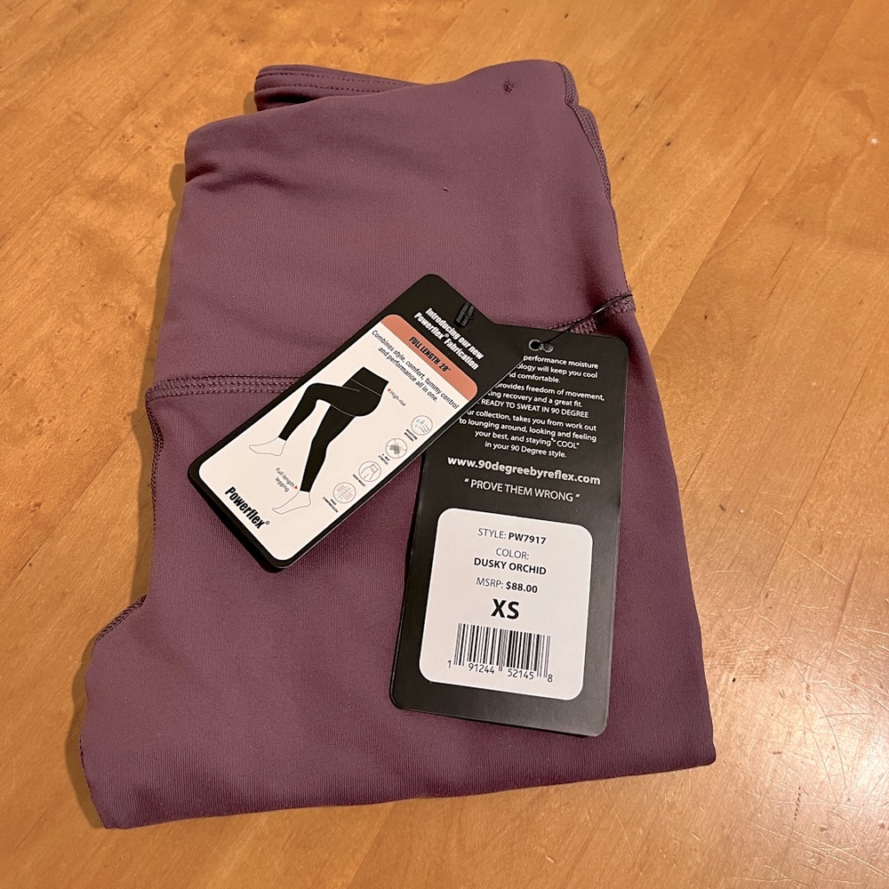 90 degree leggings. Dri-fit. Size XS. NWT.